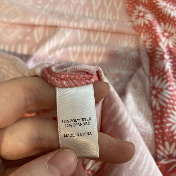 Cuddl Duds Flexwear Women’s Peach Boho Print Maxi Dress Size‎ L Loungewear - Picture 6 of 11